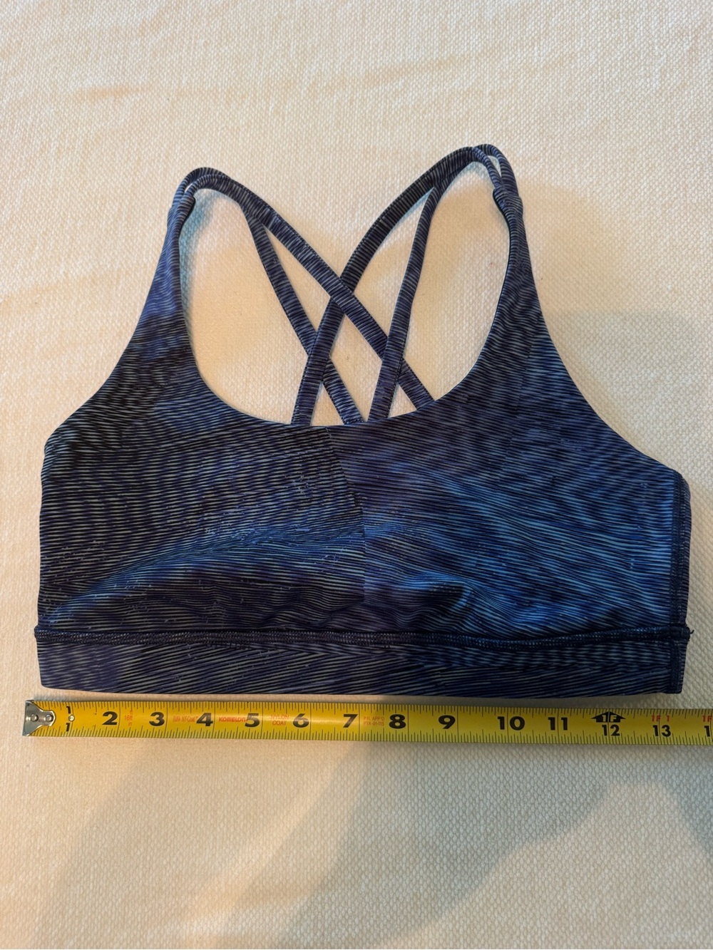 lululemon athletica Navy Crossback Low-Impact Sports Bra